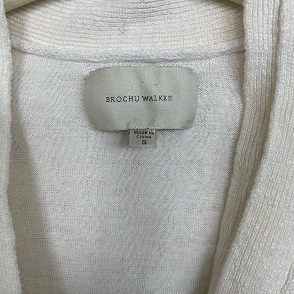 EUC Brochu Walker Linen Cardigan size Small - Picture 4 of 11